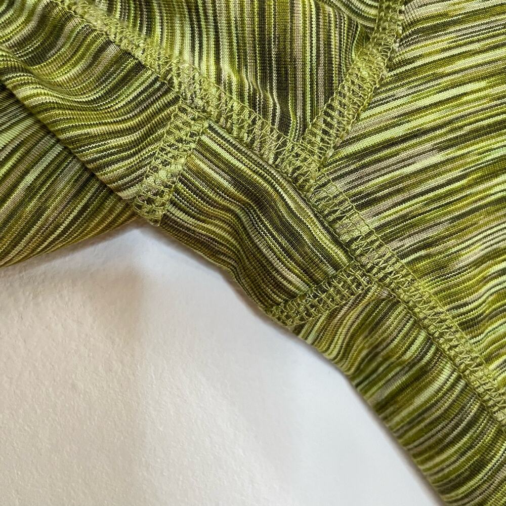 Alo Yoga Green Leggings M Womens Airbush Space Dye Athletic Athleisure Casual - Picture 2 of 4